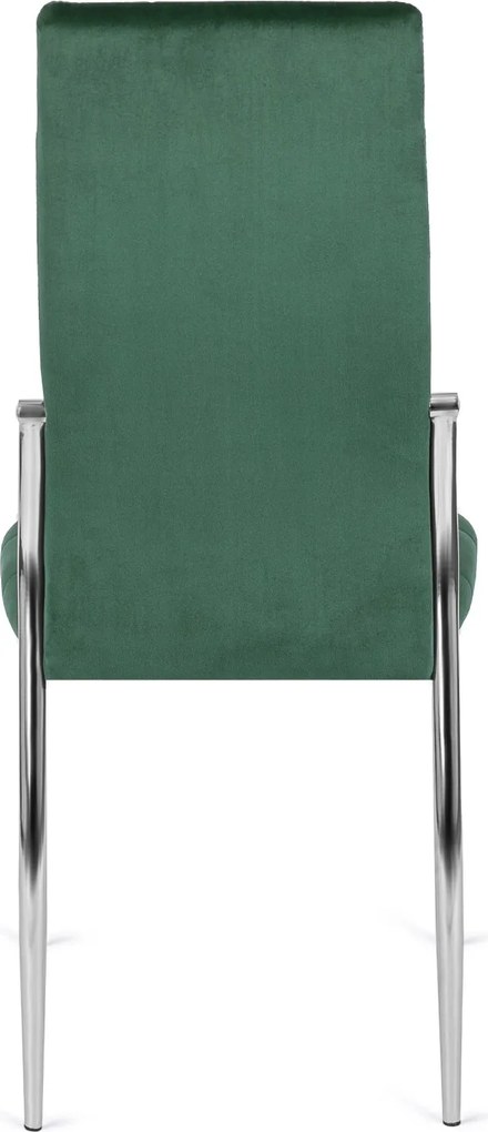 Čalúnená jedálenská stolička MOLLY zelená