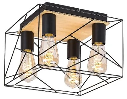 Rabalux 71024 - Stropné svietidlo BOIRE 4xE27/40W/230V