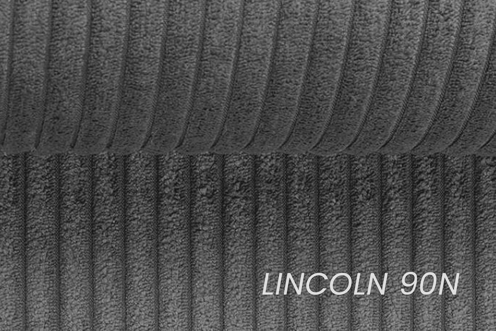 Rozkladacia rohová sedacia súprava Avia L univerzálna - sivý menčester Lincoln 90