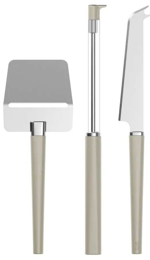 Súprava nožov 3 ks na syr z nehrdzavejúcej ocele Emma – Rosti