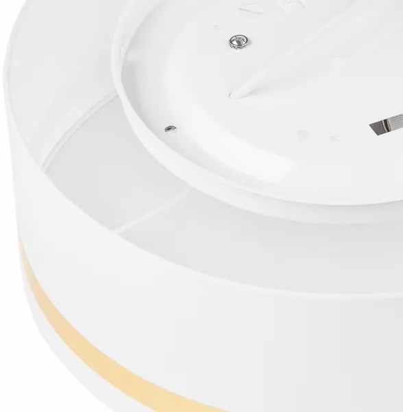 Stropné svietidlo SIRJA STRIPE 2xE27/15W/230V pr. 35 cm biela