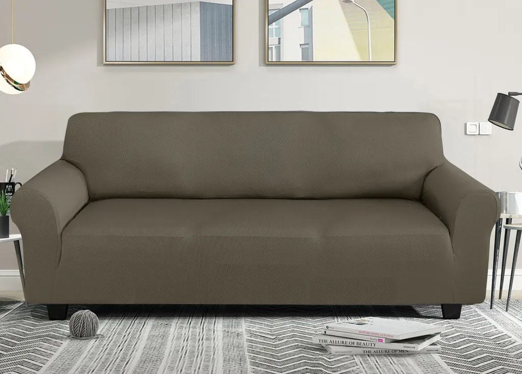 Ultra elastický poťah na dvojmiestnu pohovku BestBerg / piesková