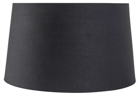 Bavlnený tienidlo čierny 35/30/20 so zlatým vnútrom