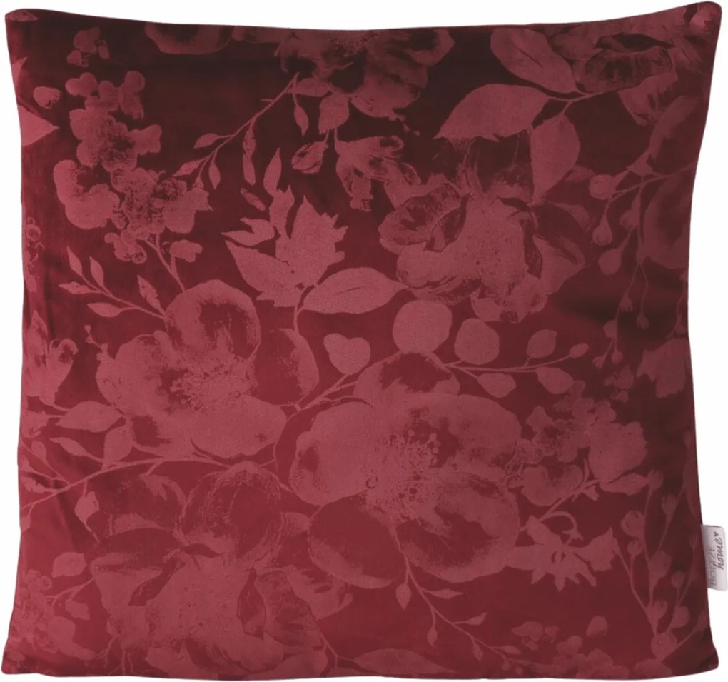 Dekoratívny vankúšik DALIA 45x45 cm, vínový