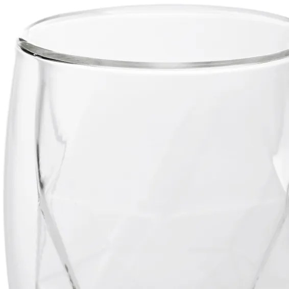 Sada dvoch pohárov CEMBRA GROOVE priesvitné 732355 280 ml (2 ks)