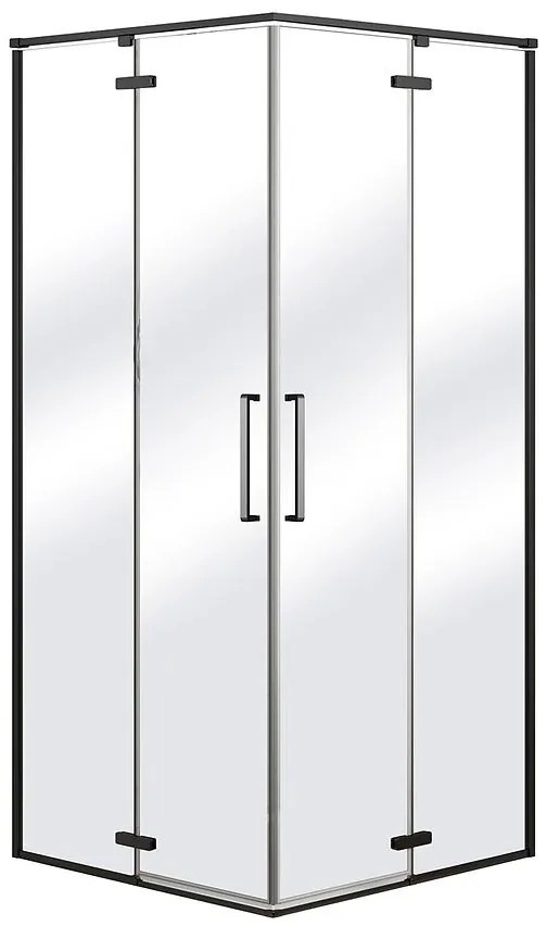 Sprchový kút štvorcový Beta 90x90x195 black