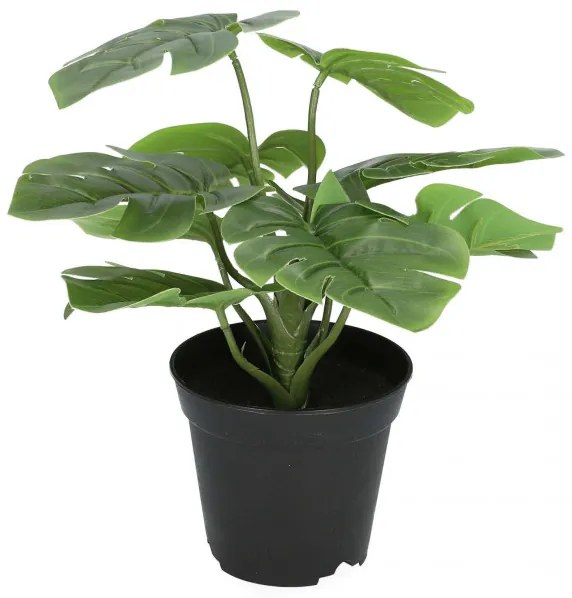 Umelá rastlina MONSTERA zelená 29 cm