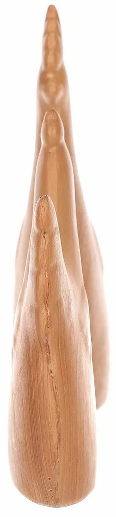 Veľkonočná dekorácia Sliepky a kohút, 12 x 3 x 14 cm, set 2 ks, polyresin