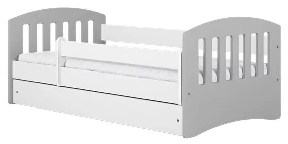 Klasická detská postieľka Babydreams sivá