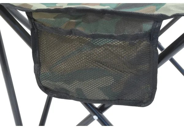 Skladacia kempingová stolička maskáčová