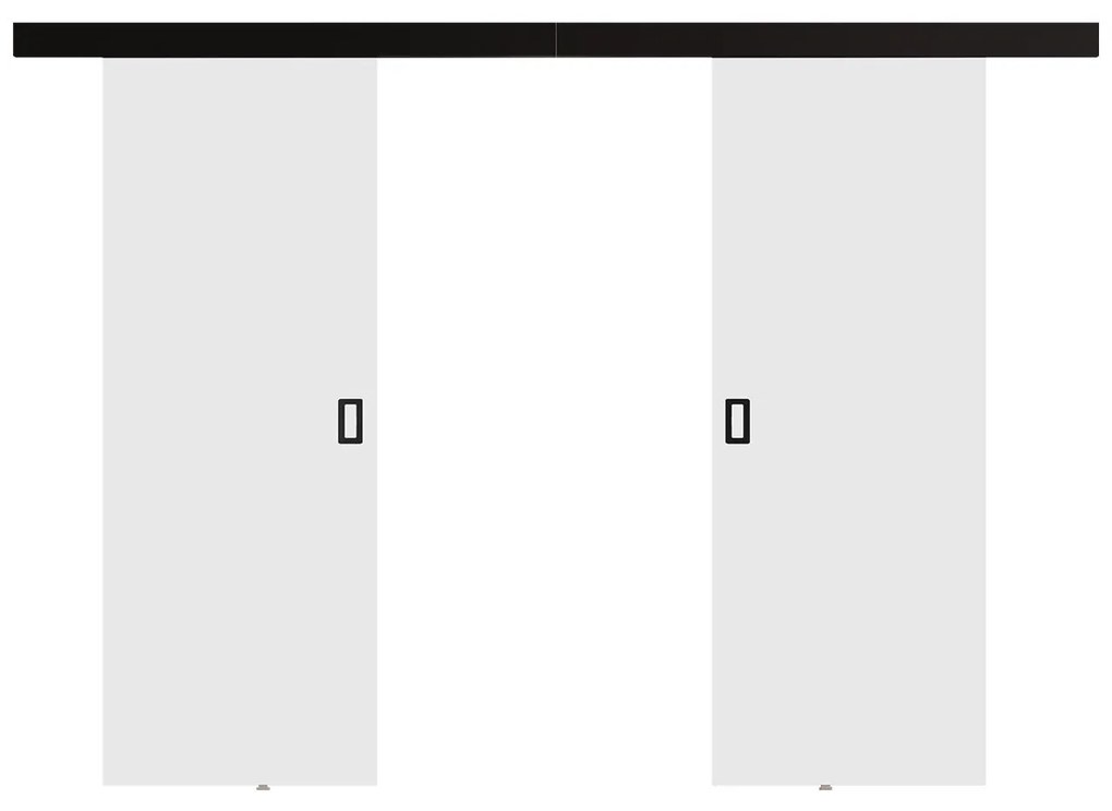 Posuvné dvere Juwentyn Duo 152, Farba:: čierna