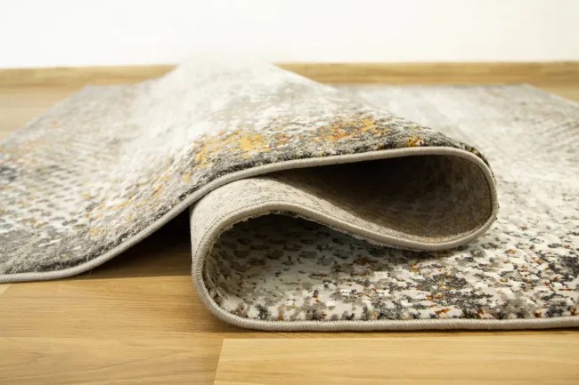 Koberec Merry 243 Multi Grey, strieborný / zlatý / biely