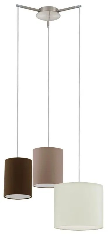 Eglo 92755 - Závesné svietidlo TOMBOLO 3xE27/60W/230V