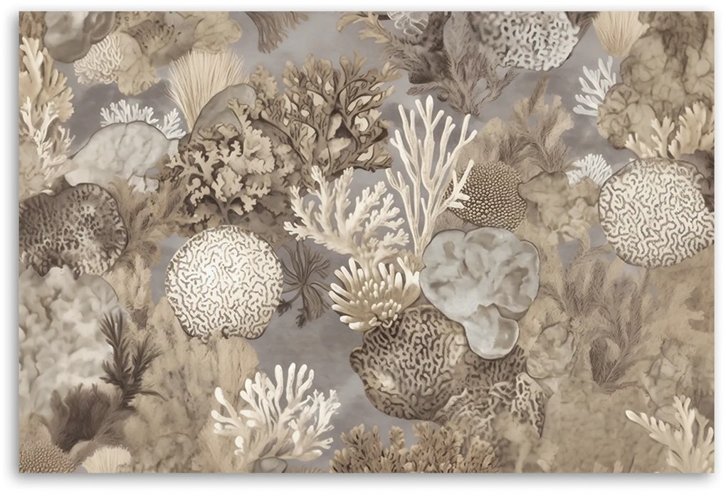 Gario Obraz na plátne Morské živočíchy a koraly Rozmery: 60 x 40 cm