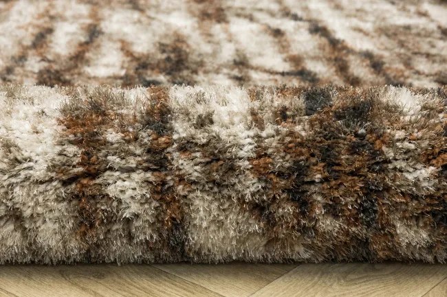 Koberec SHAGGY PUFFY Y615B antracitový / medený