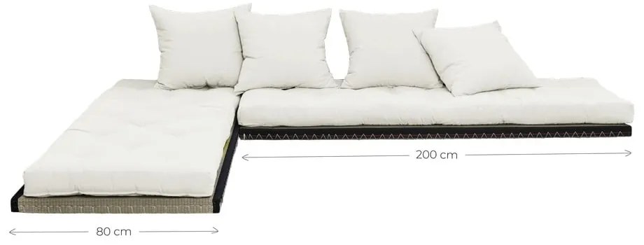 Variabilná pohovka Karup Design Chico Olive Green