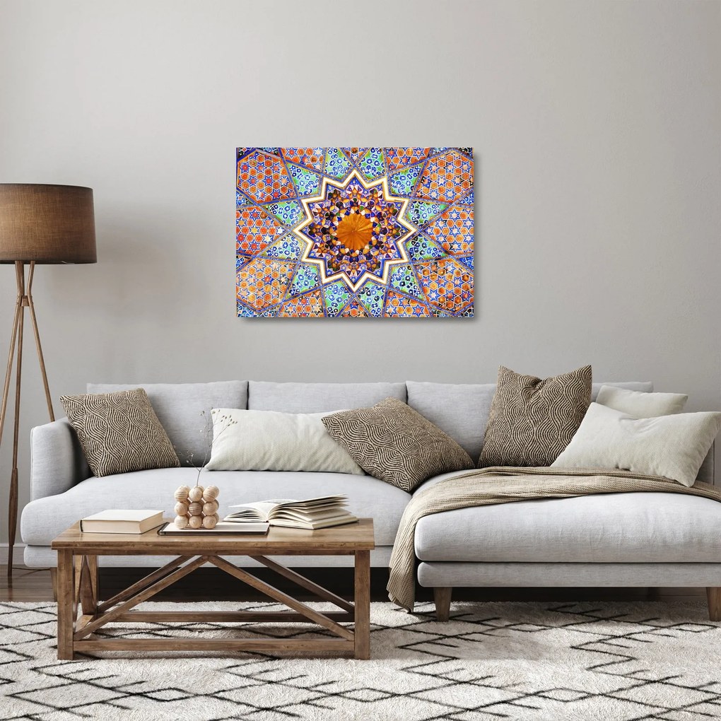 Sklenený obraz mozaiky (70x50 cm)