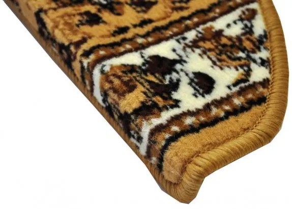 Nášľapy na schody Practica béžový polkruh, samolepiaci - 24x65 polkruh (rozmer vrátane ohybu) Sintelon