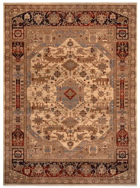 Koberec KESHAN, strapce 1255/53525 béžový / terakota