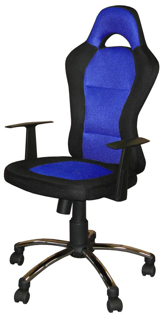 Kancelárske kreslo CESAR modré K80