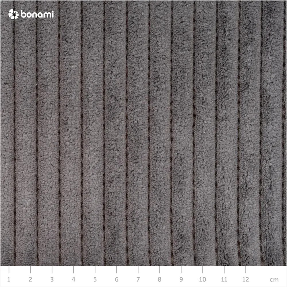 Tmavosivý menčestrový modul pohovky (variabilný) Nihad modular – Bobochic Paris