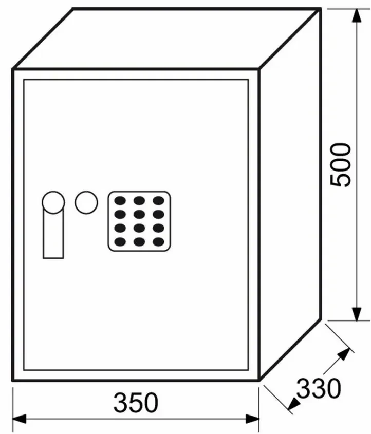 Elektronický sejf RICHTER RS50.EDK