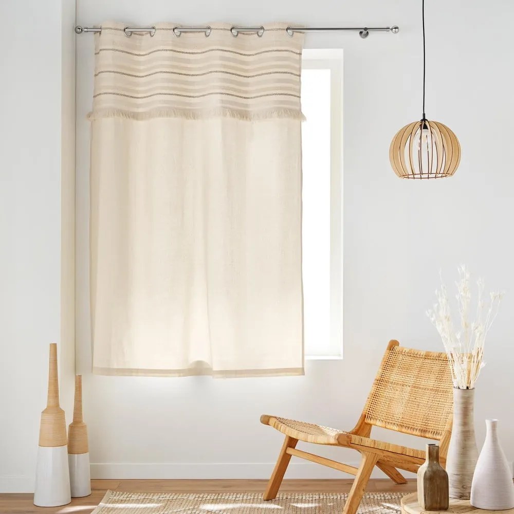 Záves v prírodnej farbe 140x180 cm Atlas – douceur d'intérieur