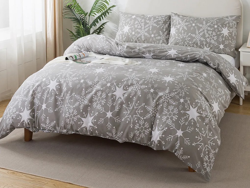 XPOSE® Bavlnené Renforcé obliečky JON - sivé