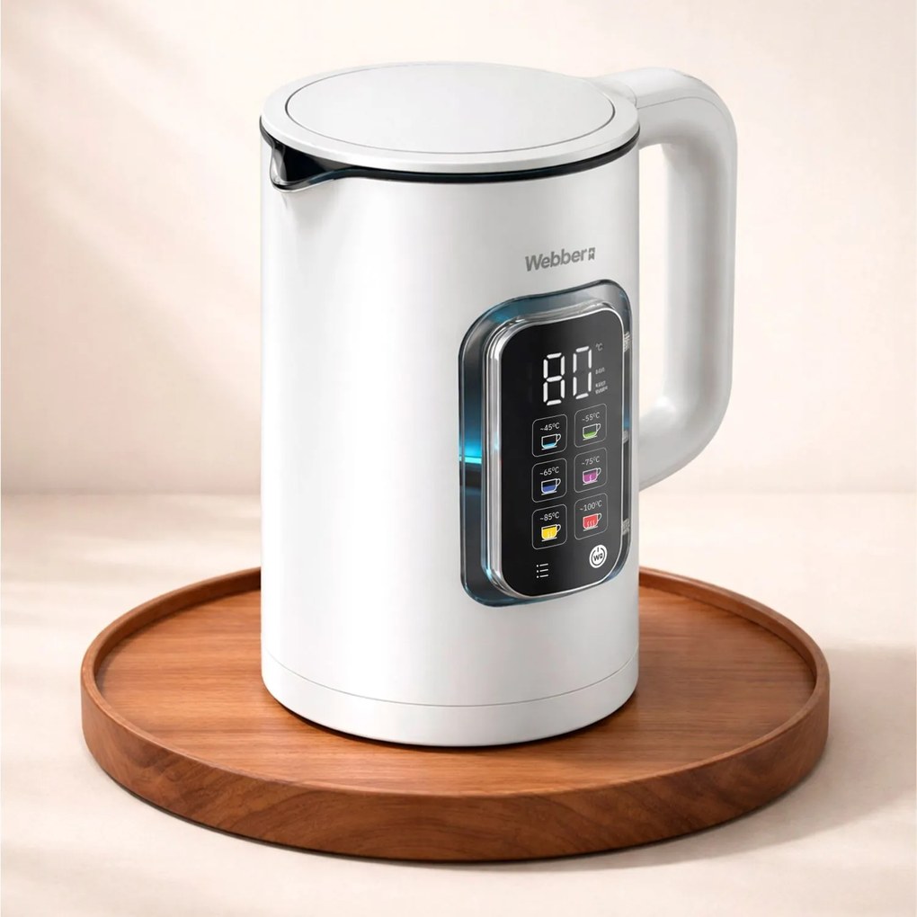 WEBBER Rýchlovarná kanvica 1,5 l s reguláciou teploty Webber WK110 ELIYA