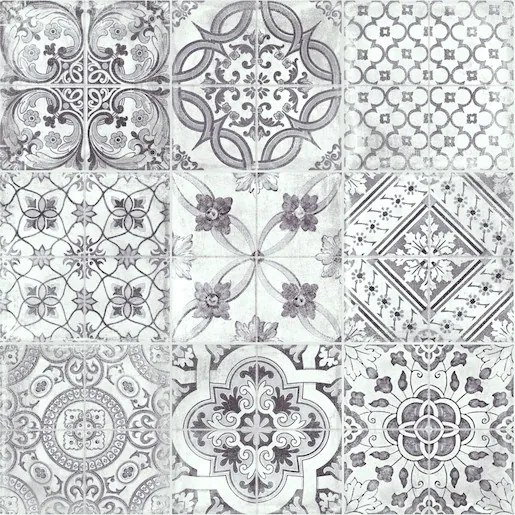 Dlažba Geotiles Manises negro 60,8x60,8 cm mat MANISES61ZB