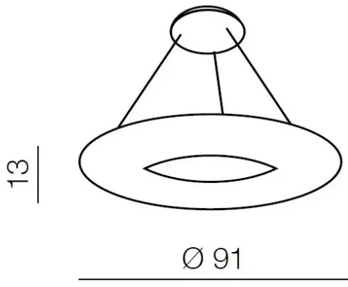 Dizajnový luster Napoli 91 Led