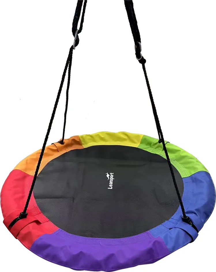 LEAN Sport Záhradná hojdačka Čapie hniezdo pre deti Farebná 100 cm