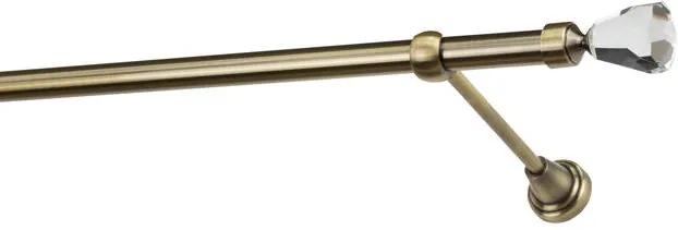 Garniže 19mm - jednoradové - CRYSTAL CONE - antik