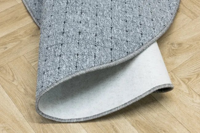 Koberec ZEMBLA 73 sivý / grafitový kruh