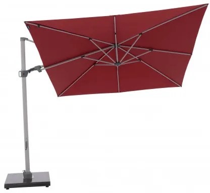 Knirps Knirps 275 x 275 cm - slnečník s bočnou tyčou : Farba slnečníka - bordó (vínová)