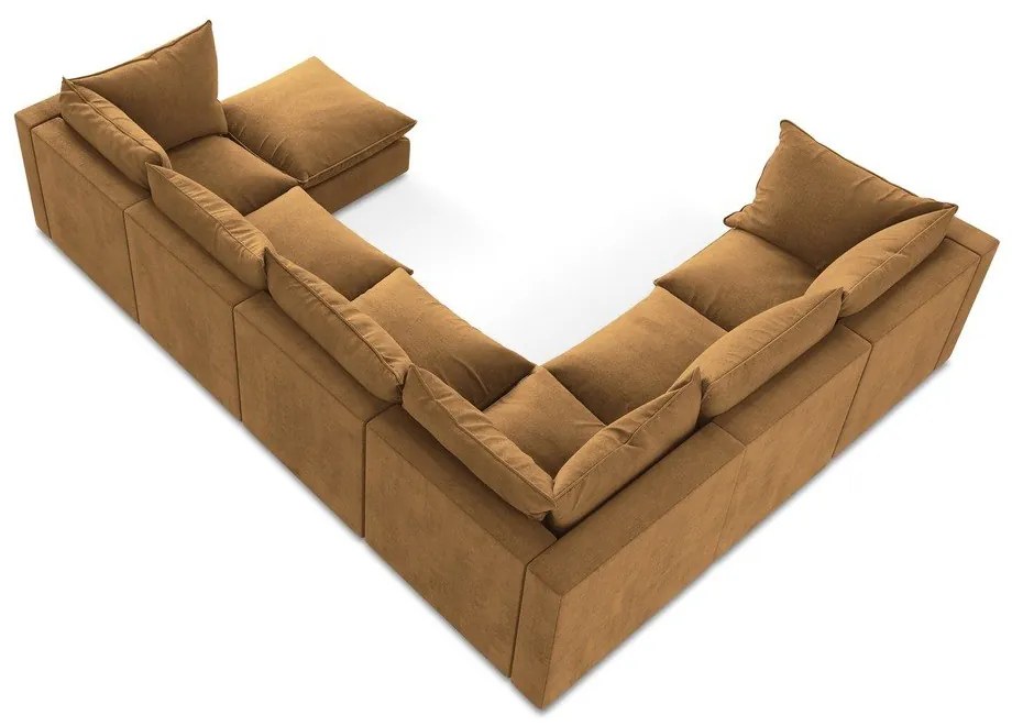 Terakotová rohová pohovka (ľavý roh/do tvaru "U") Manao – Makamii