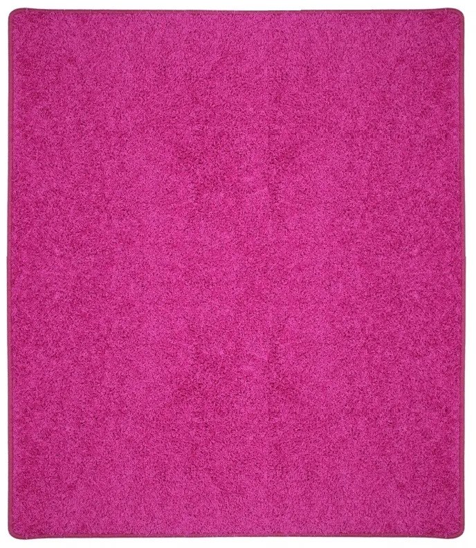Vopi koberce Kusový koberec Color Shaggy ružový štvorec - 80x80 cm