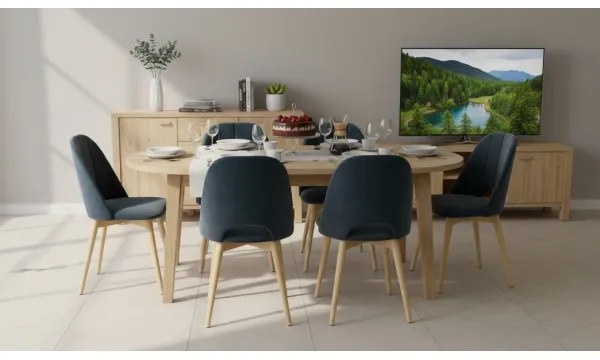 Jedálenská stolička THEO tmavosivá