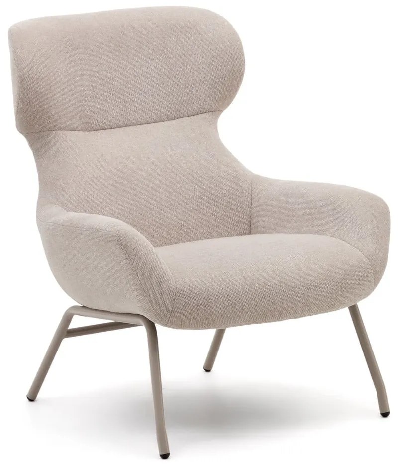 Béžové kreslo Belina – Kave Home