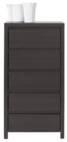 Komoda BRW Kaspian KOM5S (Wenge). Akcia -31%. Vlastná spoľahlivá doprava až k Vám domov. 735075