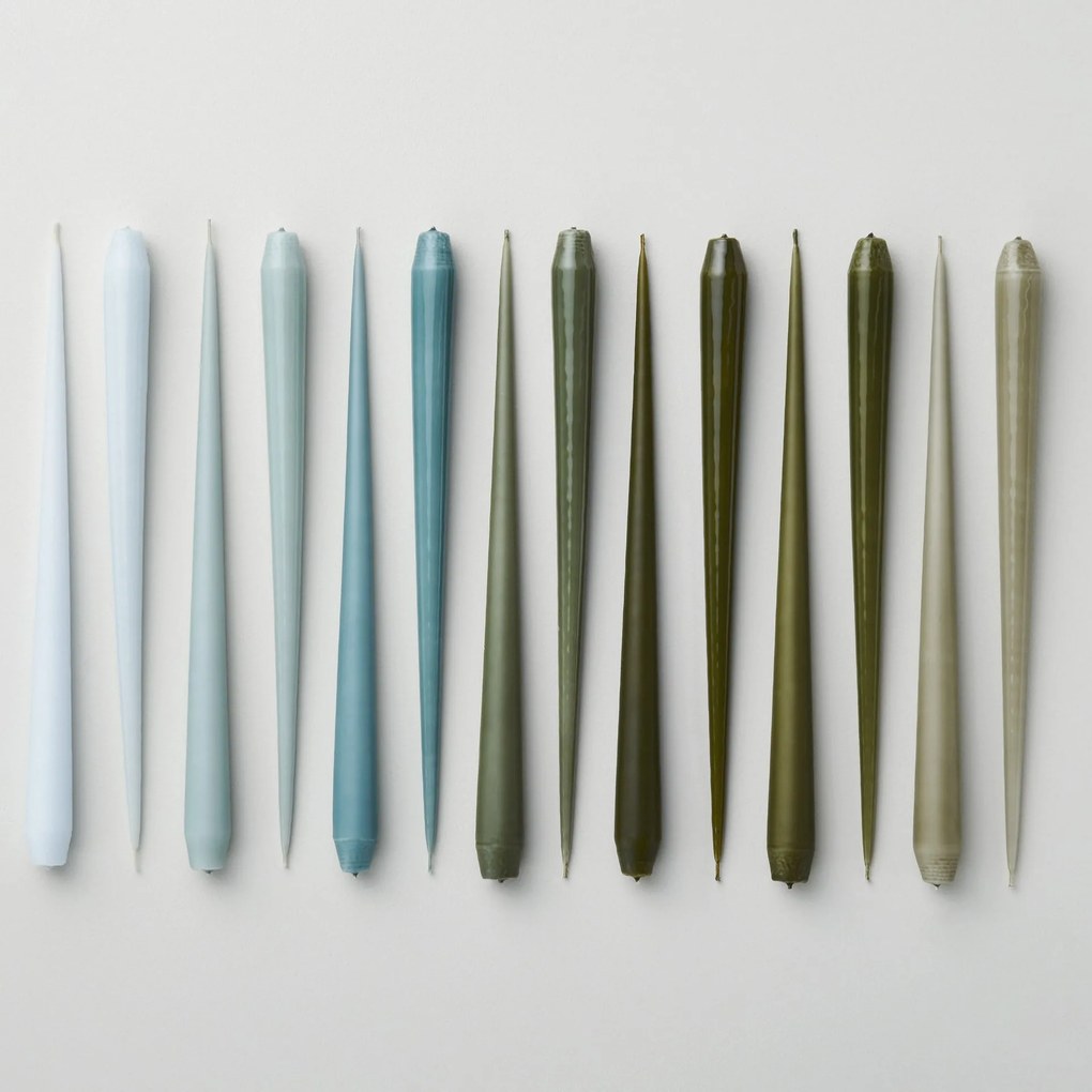 ester & erik Sviečka Taper 32 cm – 67 Jade Stone – sada 2 ks