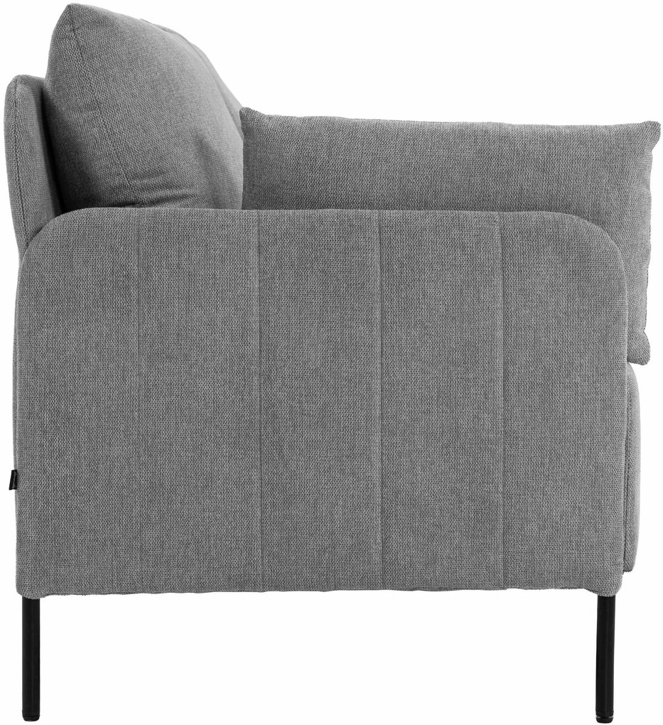 Sedačka Ziden 2-miestna látka - svetlosivá