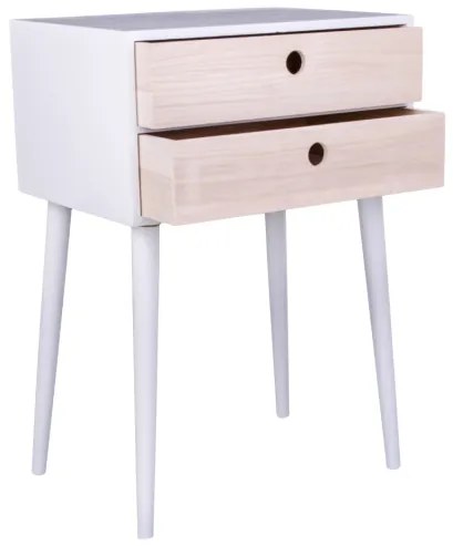 Rimini nočný stolík biela