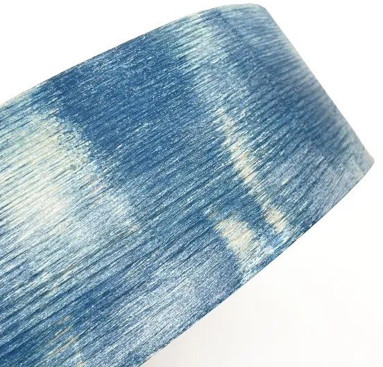 Brilagi - Stropné svietidlo PINO 2xE27/15W/230V borovica/modrá priemer 37,5 cm