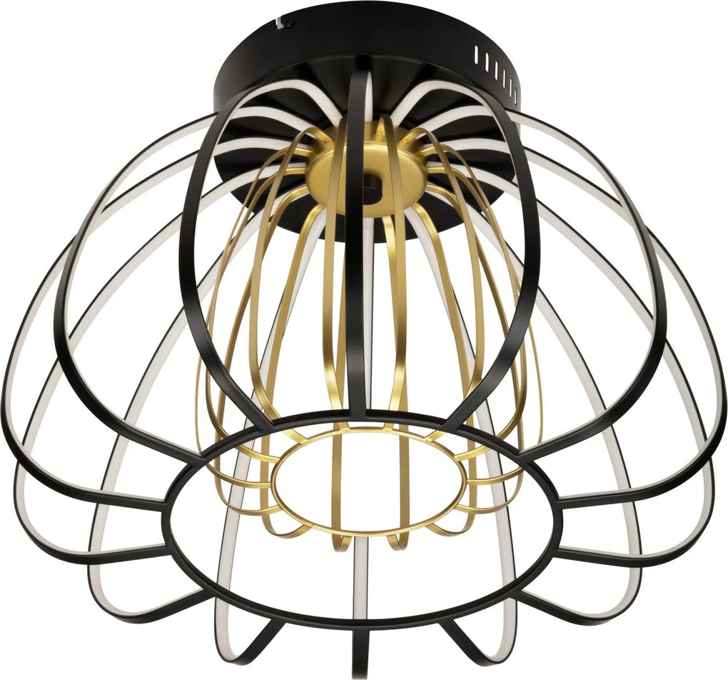 XXXLutz STROPNÉ LED SVIETIDLO, 44,5/33 cm Novel - Interiérové svietidlá - 004804000101