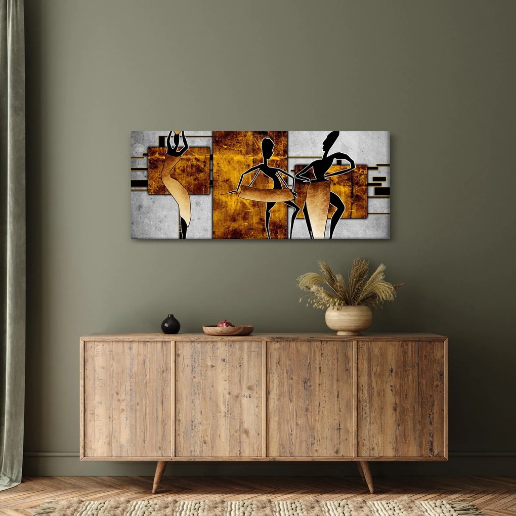 Obraz - Motívy Africkej kultúry (120x50 cm)