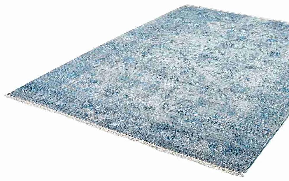 Jutex Kusový koberec Laos 454 modrý, Rozmery 1.70 x 1.20