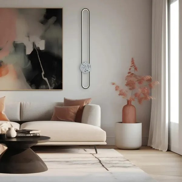 LED Nástenné svietidlo FLORENTYNA LED/24W/230V 4000K čierna/biela