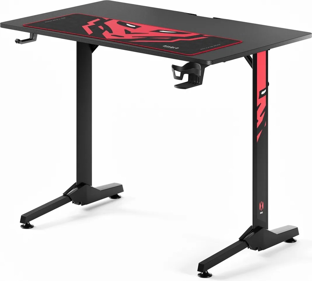 Herný stôl 100 cm čierny: Diablo X-Mate 1000