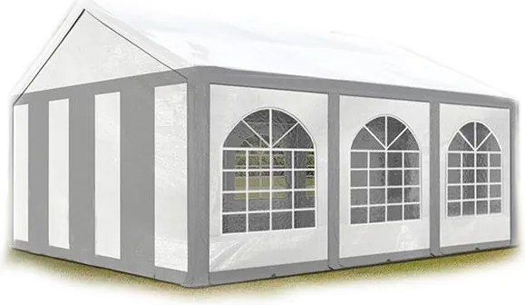 Hawaj Párty stan Economy Light 3 x 6 m šedo-bílá